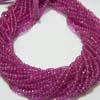 This listing is for the 1 strand of AAA Quality Mystic Hot Pink Quartz Micro faceted rondelles in size of 3 - 3.5 mm approx,,Length: 14 inch